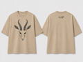 Big Bok Oversized T-shirts - Sand