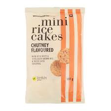Chutney Flavoured Mini Rice Cakes