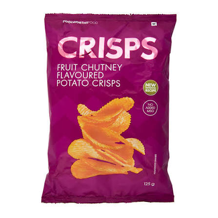 Fruit Chutney Flavoured Potato Crisps